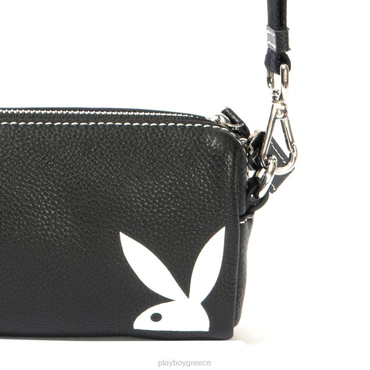 δερμάτινο πουγκί γυναίκες Playboy μαύρος FVX681607 αξεσουάρ