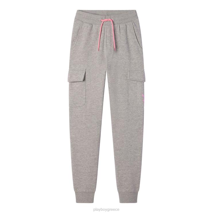 jogger φούτερ γυναίκες Playboy γκρί FVX681234 είδη ένδυσης