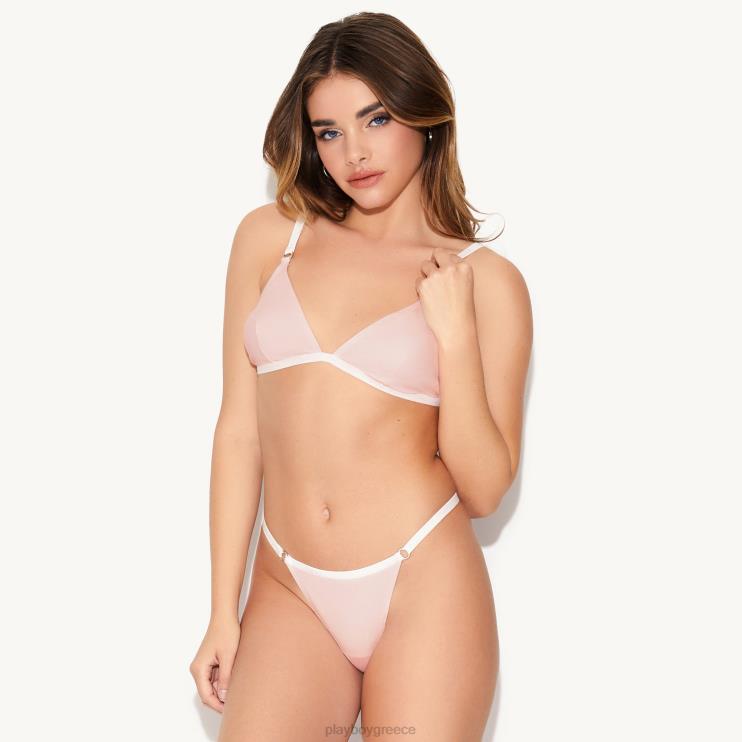το βασικό τρίγωνο bralette γυναίκες Playboy τριαντάφυλλο FVX681499 είδη ένδυσης