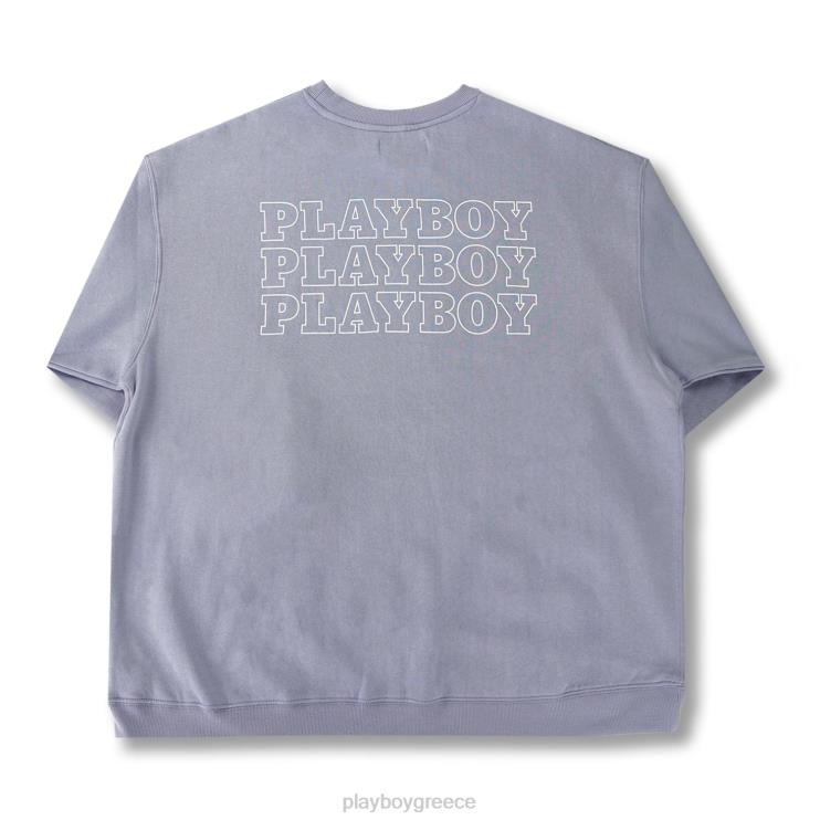 φούτερ με λαιμόκοψη ιστού γυναίκες Playboy λεβάντα FVX681106 είδη ένδυσης