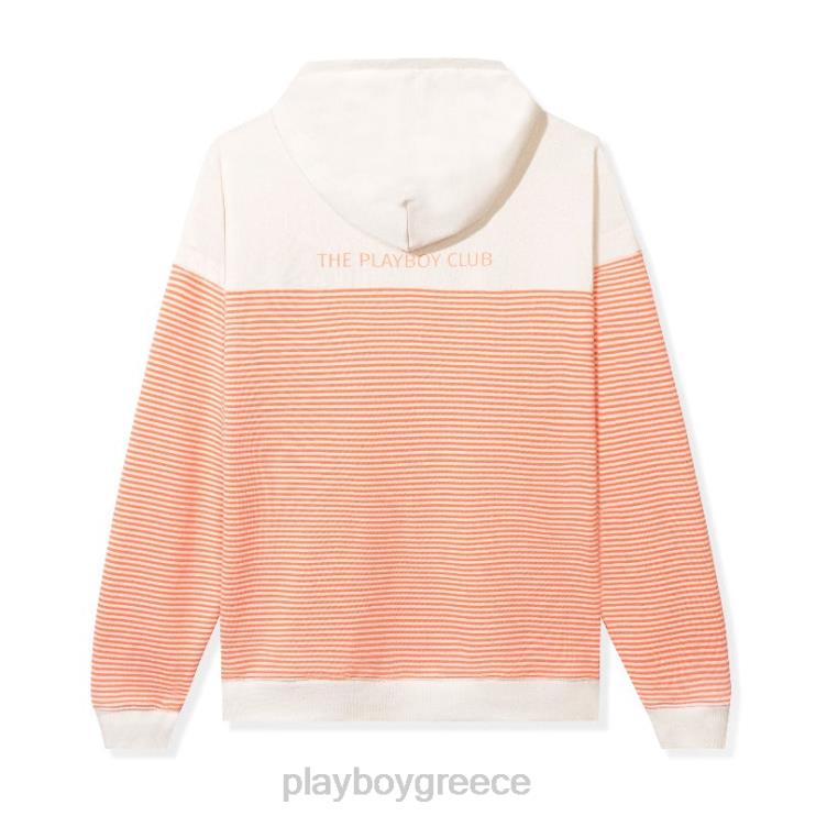 drop stripe vip club τέταρτο φερμουάρ hoodie γυναίκες Playboy πρωτότυπο FVX681152 είδη ένδυσης
