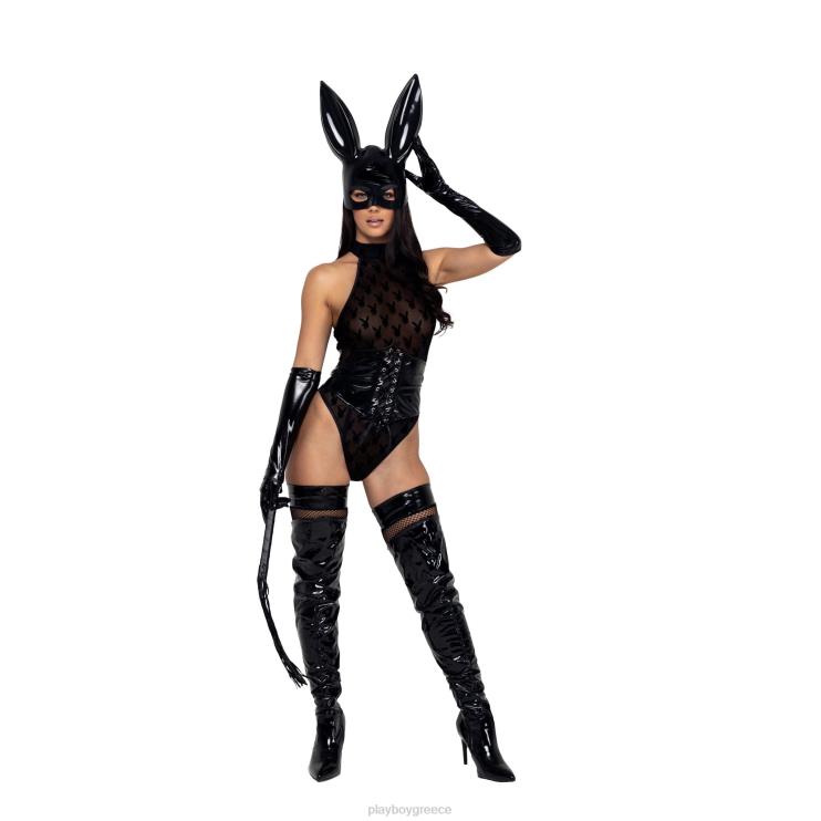 κοστούμι μετά τις ώρες - σετ 3 τμχ γυναίκες Playboy μαύρος FVX681357 είδη ένδυσης