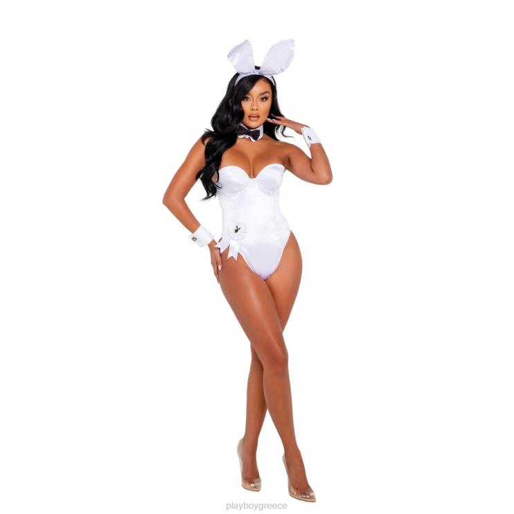 λαγουδάκι - σετ 8 τμχ γυναίκες Playboy άσπρο FVX681346 είδη ένδυσης