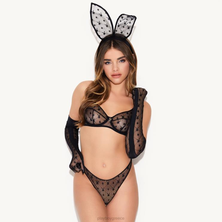 το εικονίδιο αυτιά λαγουδάκι γυναίκες Playboy μαύρος FVX681362 είδη ένδυσης