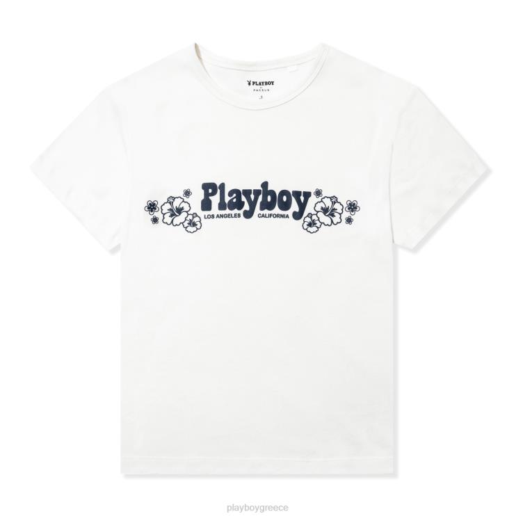 μπλουζάκι συντριβής γυναίκες Playboy μπλε FVX68982 είδη ένδυσης