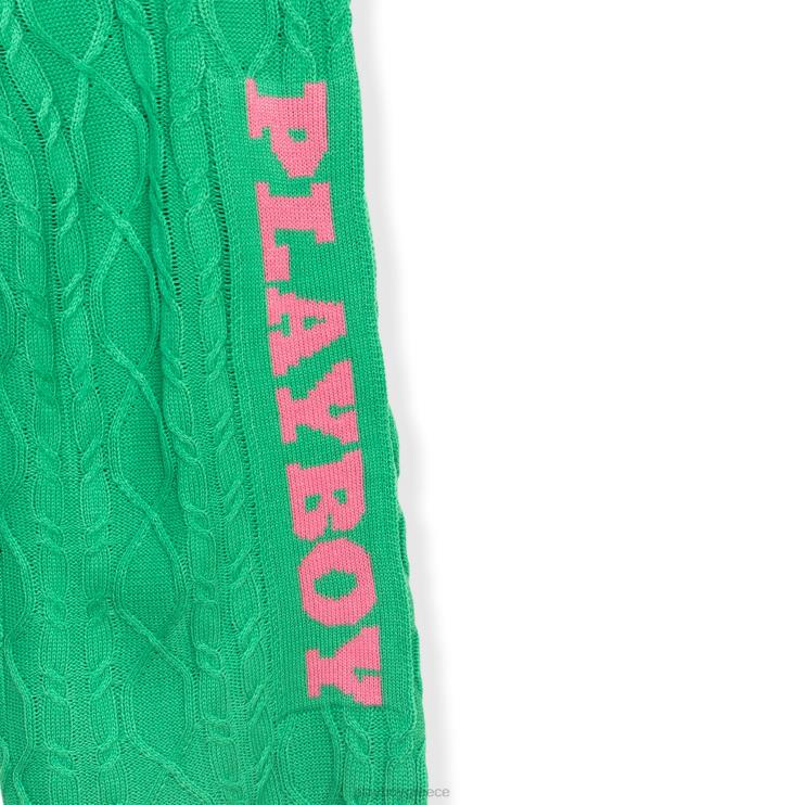 πλεκτό παντελόνι ιστιοκεφαλής γυναίκες Playboy πράσινος FVX681178 είδη ένδυσης