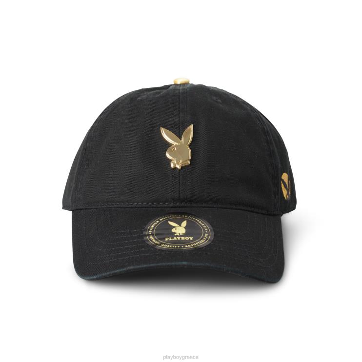 μπαμπά καπέλο άνδρες Playboy x Lids μαύρος FVX68807 αξεσουάρ