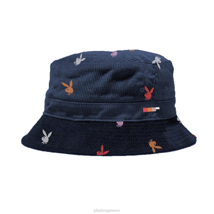 καπέλο tokyo club bucket άνδρες Playboy ΠΟΛΕΜΙΚΟ ΝΑΥΤΙΚΟ FVX68714 αξεσουάρ