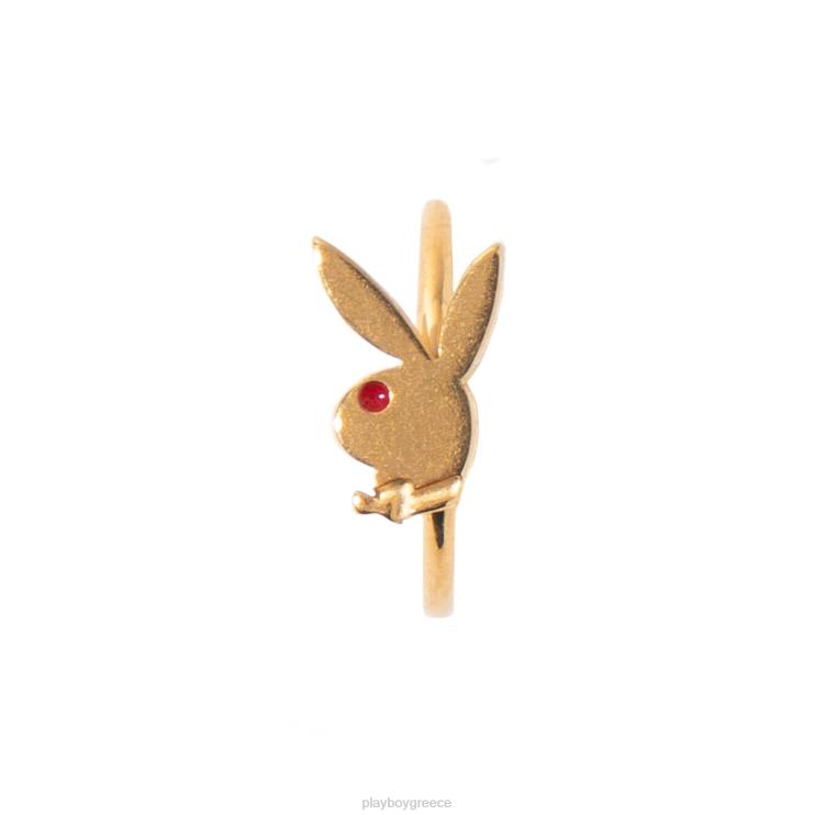 δαχτυλίδι μύτης κεφαλιού κουνελιού άνδρες Playboy χρυσός FVX68868 αξεσουάρ