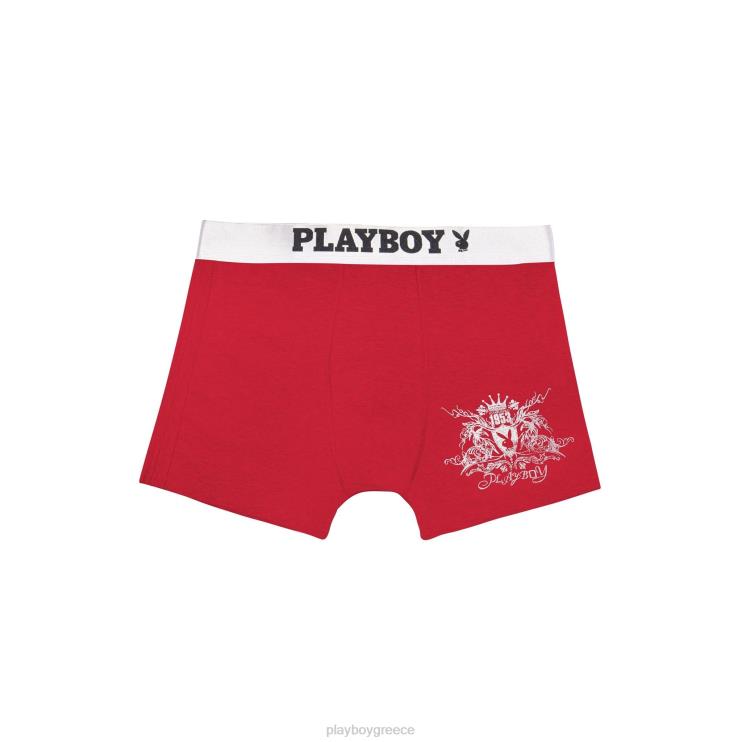 μασίφ λογότυπο μποξεράκι άνδρες Playboy το κόκκινο FVX68675 είδη ένδυσης
