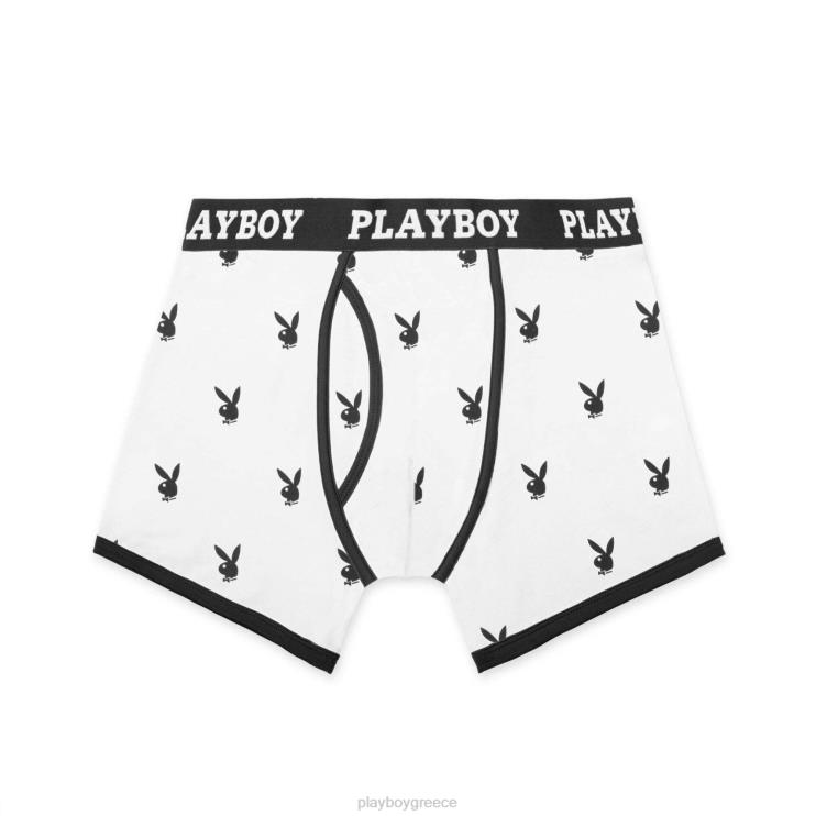 σλιπ μπόξερ κουνέλι κεφάλι άνδρες Playboy μαύρος FVX68702 είδη ένδυσης