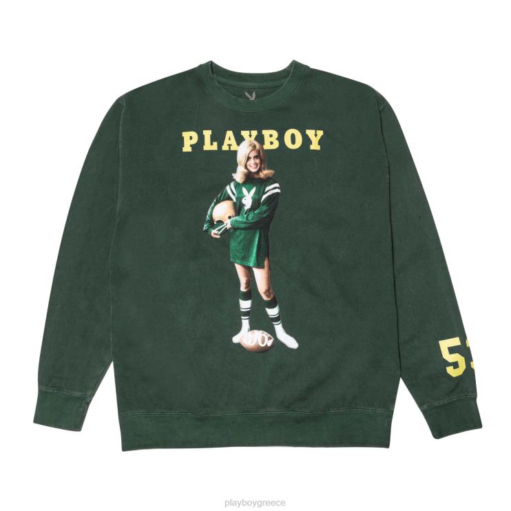 Σεπτέμβριος 1967 πλήρωμα κάλυψης άνδρες Playboy πράσινος FVX68497 είδη ένδυσης