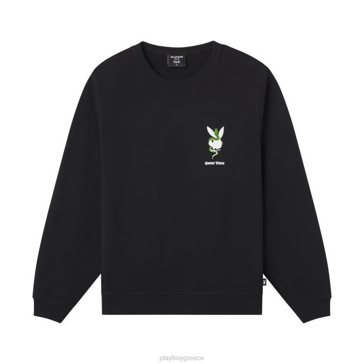 λαιμόκοψη άνδρες Playboy x The Great Frog μαύρος FVX68490 είδη ένδυσης