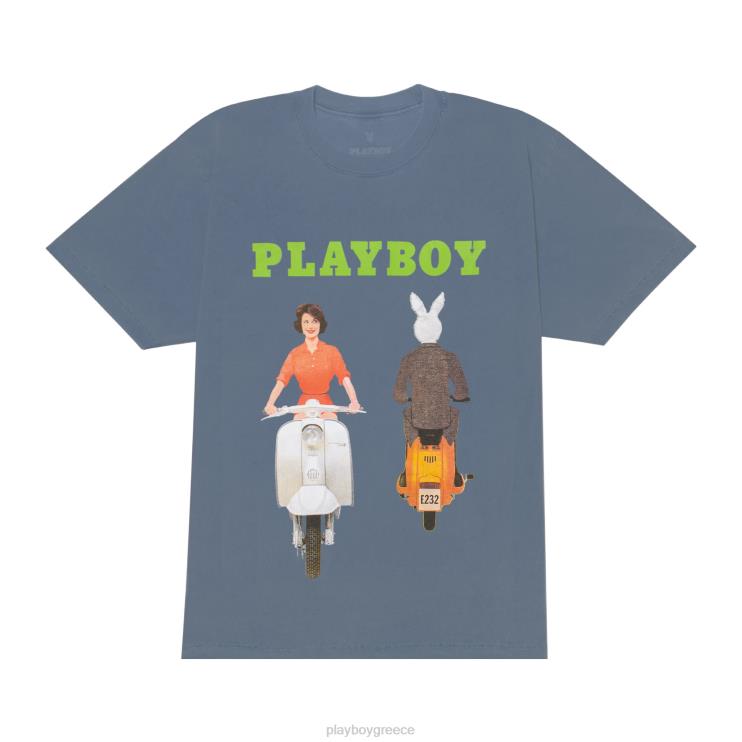 κάλυμμα Ιουνίου 1959 άνδρες Playboy πλυμένο μπλε FVX68245 είδη ένδυσης