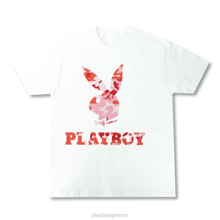 μπλουζάκι με κεφάλι κουνελιού άνδρες Playboy ροζ FVX68136 είδη ένδυσης