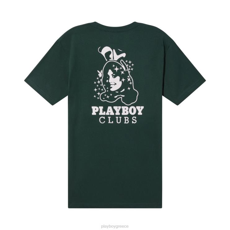 επετειακό μπλουζάκι λαγουδάκι άνδρες Playboy πράσινο με ροζ FVX68276 είδη ένδυσης