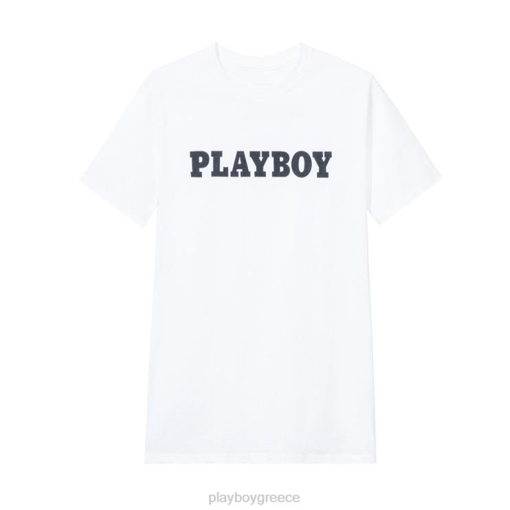 μπλουζάκι ιστιοσανίδας άνδρες Playboy άσπρο FVX6882 είδη ένδυσης