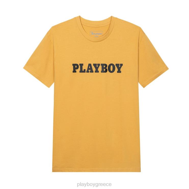 μπλουζάκι ιστιοσανίδας άνδρες Playboy χρυσός FVX6883 είδη ένδυσης