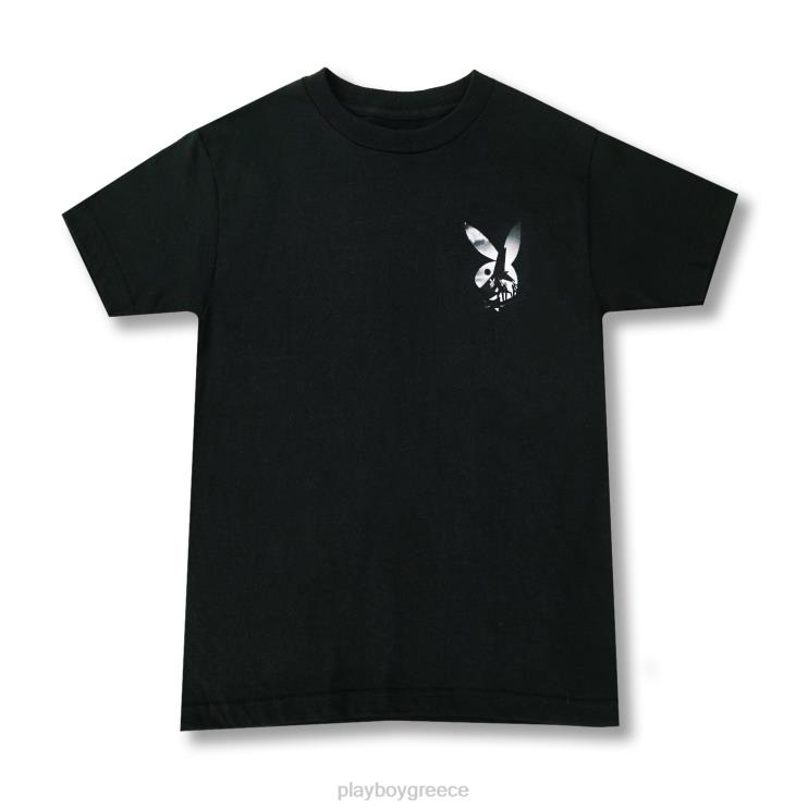 dc9 tee άνδρες Playboy μαύρος FVX6829 είδη ένδυσης