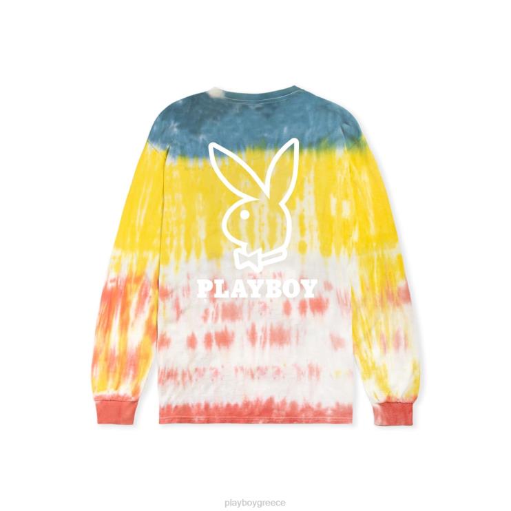 μακρυμάνικο λογότυπο tie-dye άνδρες Playboy πρωτότυπο FVX68239 είδη ένδυσης