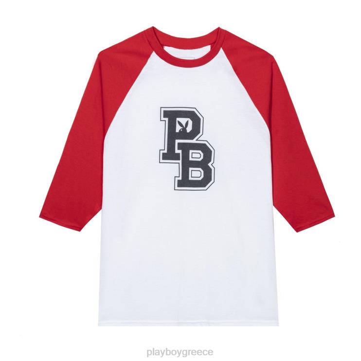 varsity γράμματα raglan άνδρες Playboy πρωτότυπο FVX68268 είδη ένδυσης
